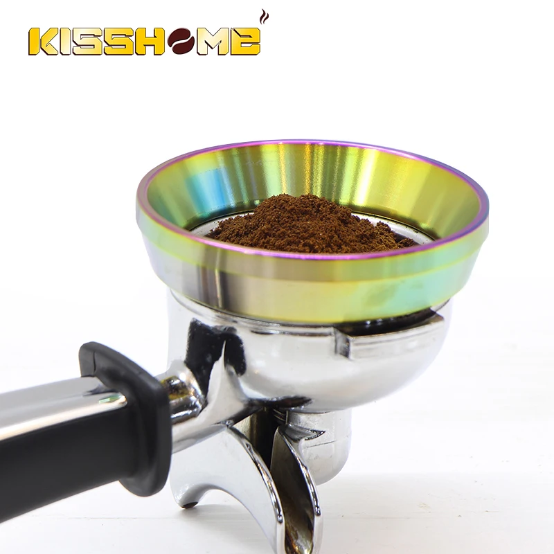 Умное Дозирующее кольцо из нержавеющей стали для пивоваренной чаши кофейного порошка эспрессо бариста