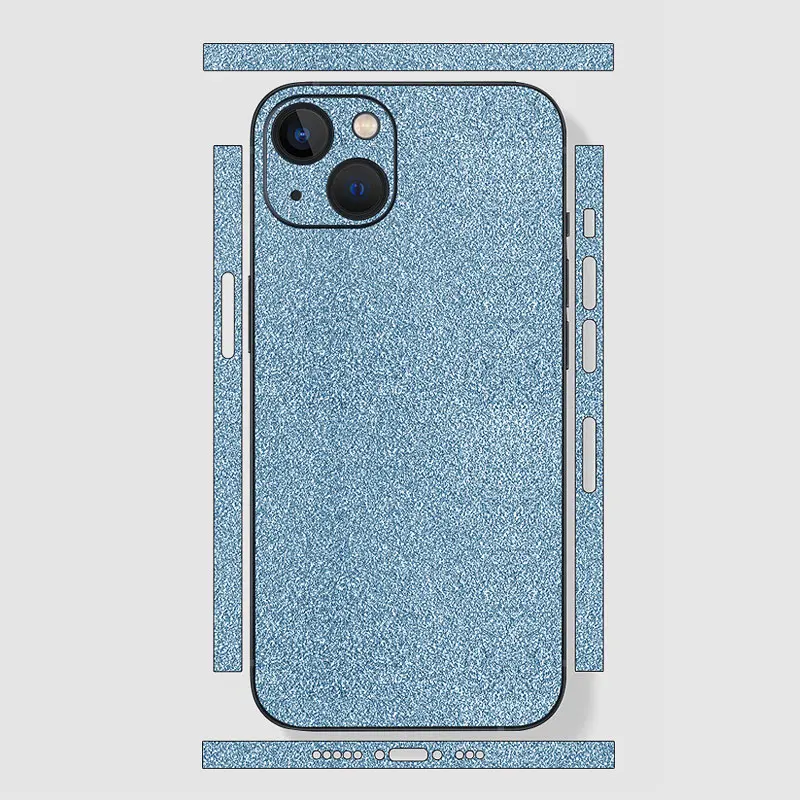 Блестящие блестящие наклейки для телефона пленка iPhone 12 13 14 Pro Max наклейка на