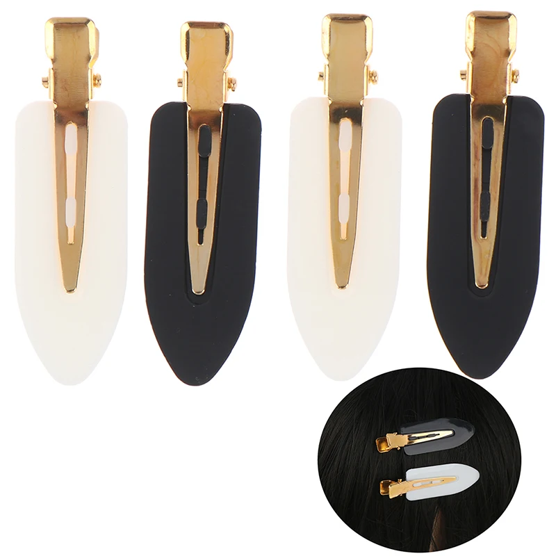 4 шт. макияж без складок заколка для волос Стайлинг заколки Бесшовные изгиба