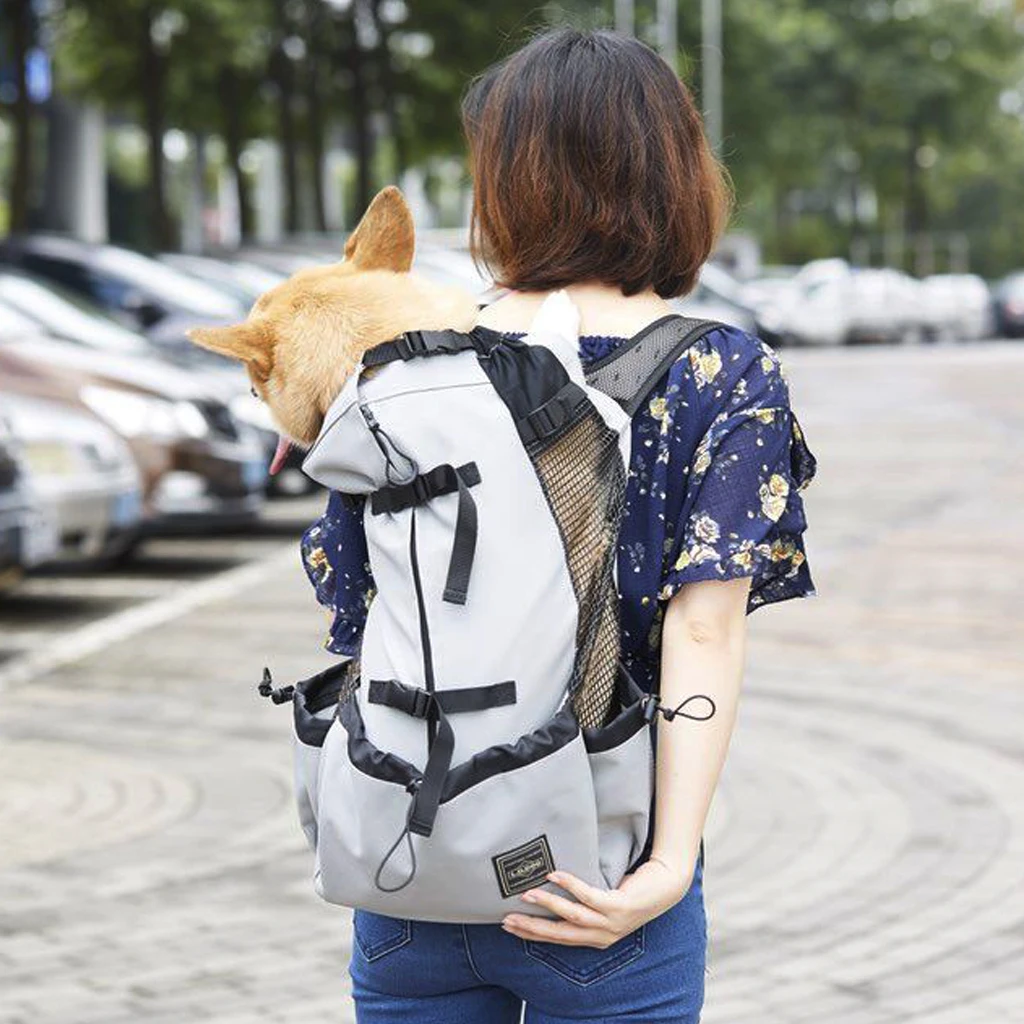 

Fashion Breathable Pet Dog Carrier Bag For Large Dogs Golden Retriever Bulldog Backpack Adjustable Big Dog Travel Pets Cats