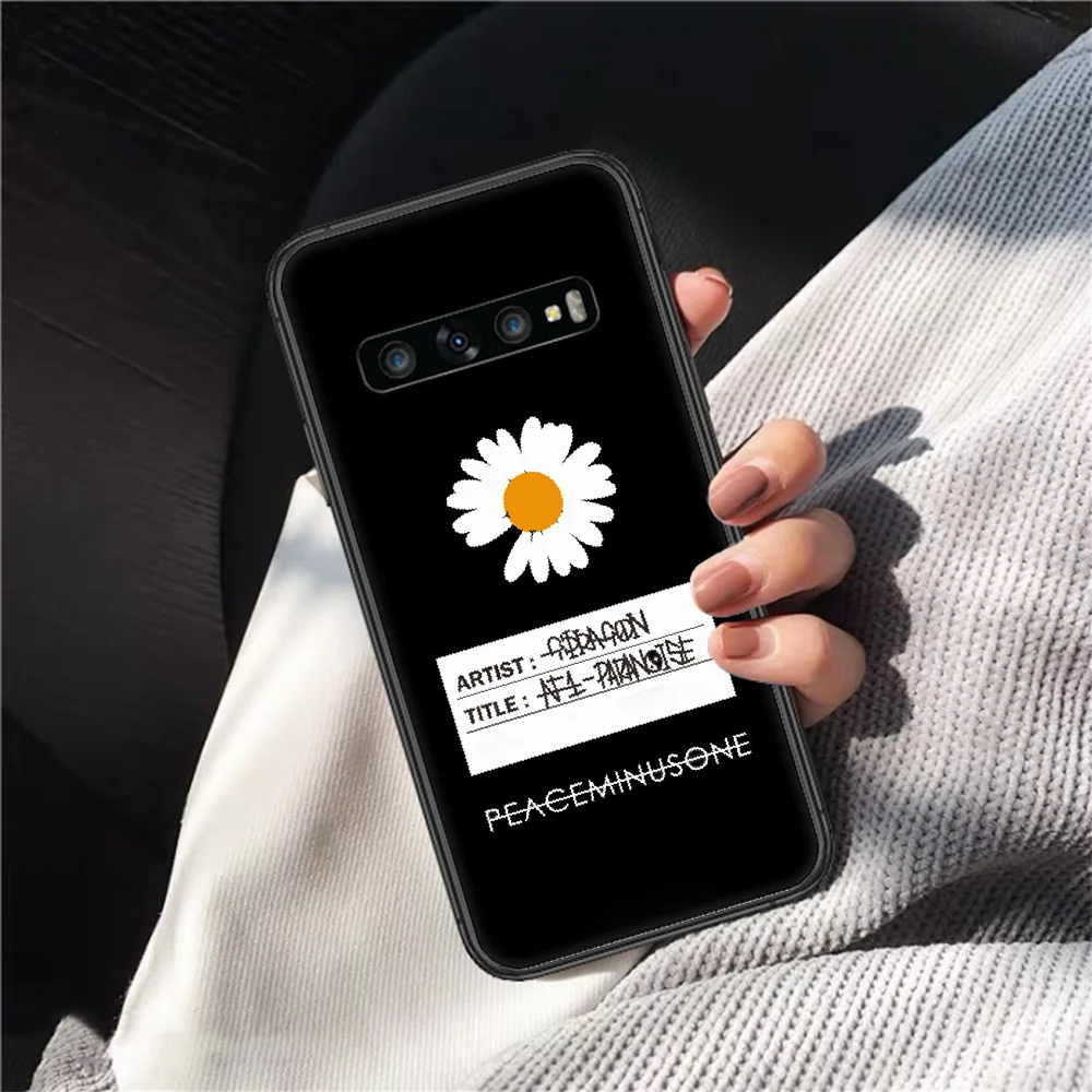 

G Dragon Peaceminusone Flower Phone Case for Samsung Galaxy Note S 6 7 8 9 10 E 20 Ultra Edge Plus black Coque Luxury Prime 3D