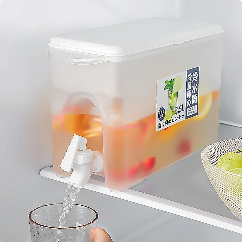 

XiaoGui 3.5L Water Dispenser Teapot Kettle Lemonade With Tap Water Jug With Tap Water Bottle Mini Water Wispenser