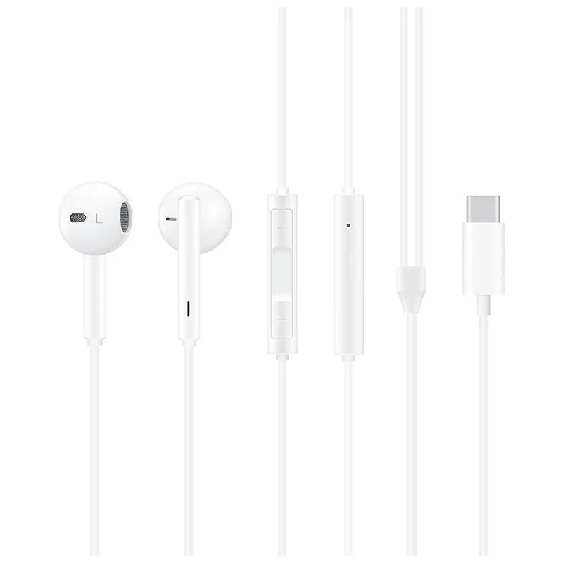Для HUAWEI наушники usb type C CDLA Hearphone микрофон для HUAWEI P20 P30 Lite mate 10 20 30 Pro совместимый для Xiaomi для samsung - Цвет: Белый
