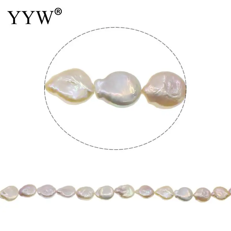 

Бусины Из Натурального пресноводного жемчуга класса AAA Keshi, 16-17 мм, около 0,8 мм, продаются на нитке около 15,7 Дюймов