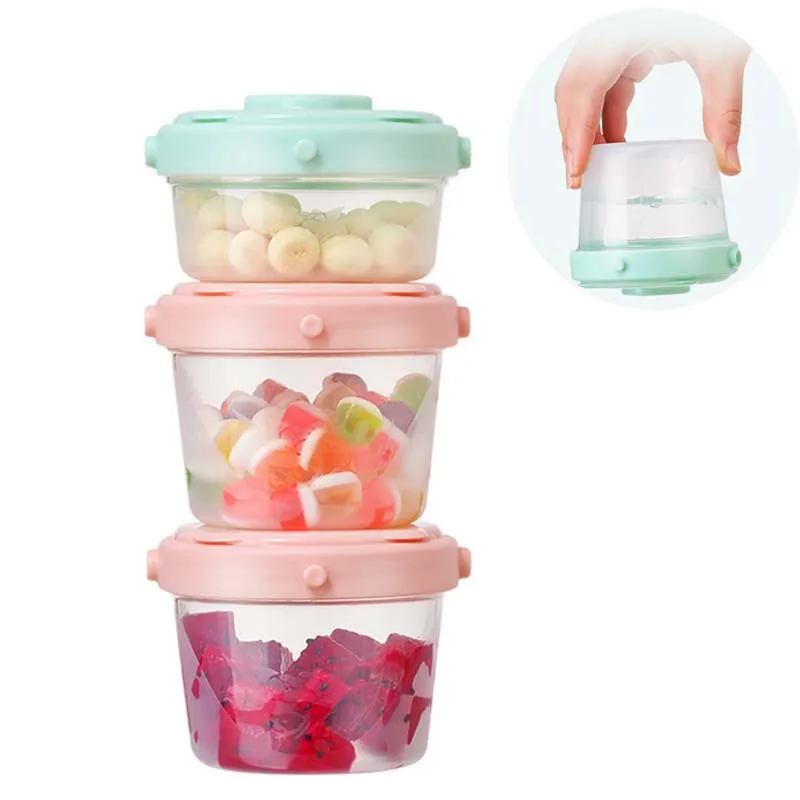 

3Pcs/Set Portable Milk Powder Formula Dispenser Baby Food Storage Box Kids Snacks Container