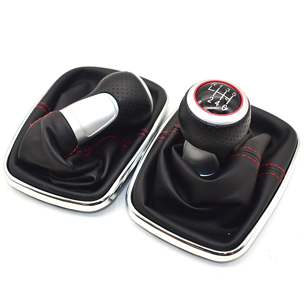 

For Volkswagen VW Golf 4 IV MK4 GTI R32 Bora Jetta 1999-2004 Car Gear Shift Knob Gaiter Boot Cover Case Collar Lever Shifter