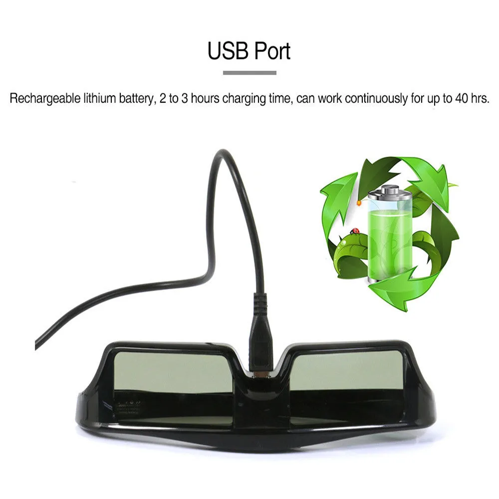 1 шт. сменные 3d-очки с Bluetooth и активным затвором для ПК EY462 | Электроника
