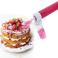manual cake airbrush spray gun cupcakes decorating spraying coloring baking desserts kitchen pastry dusting spray tube cake tool