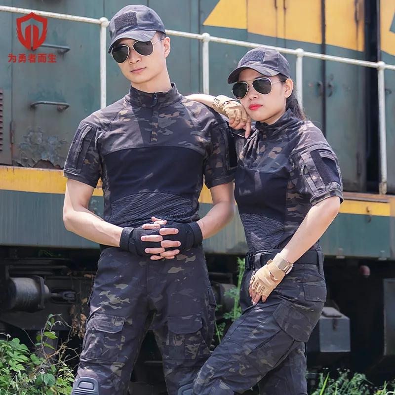 

Men Military Uniform Airsoft Camouflage Tactical Suit Camping Army Special Forces Combat Jcckets Pants Militar Soldier Clothes