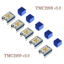 5pcs Twotrees TMC2208 V3.0 Stepper Motor Driver 3D Printer Parts TMC2130 TMC2209 For SKR V1.3 V1.4 MKS GENL