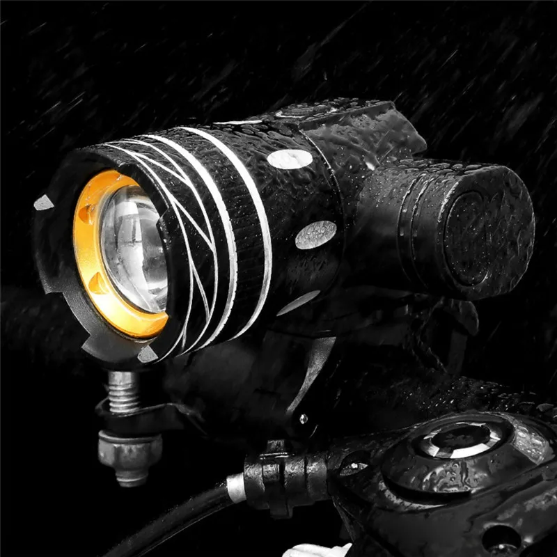 

15000LM T6 LED USB Line Rear Light Adjustable Bicycle Light 3000mAh Rechargeable Battery Zoomable Front Bike Headlight Lamp