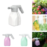 1 pcs 1 5l adjustable nozzle electric garden sprayer usb charging automatic plant watering can bottle gardening watering tool