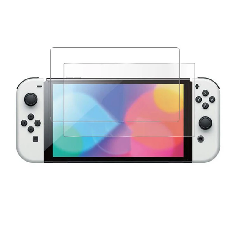 

Защитное стекло 9H HD для Nintendo Switch OLED, пленка для защиты экрана игровых аксессуаров