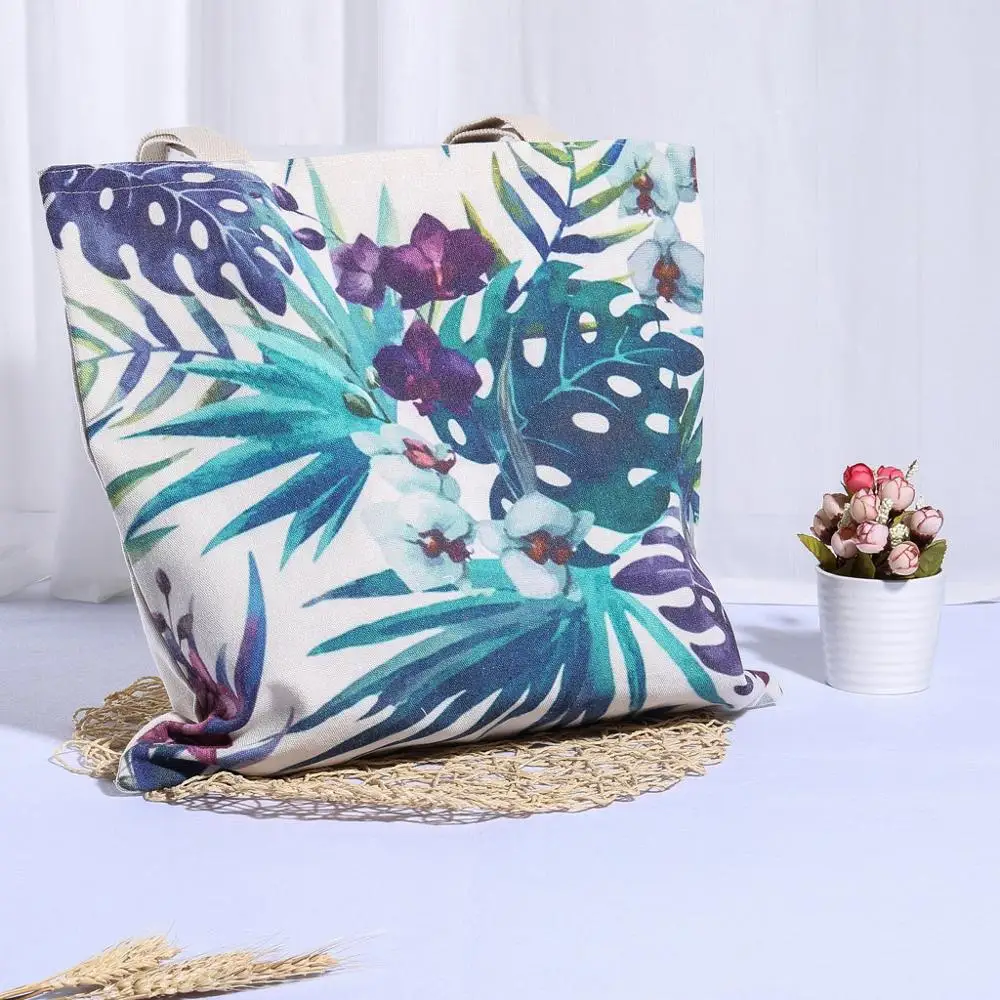 Экологичная многоразовая сумка для покупок портативная квадратная модная из