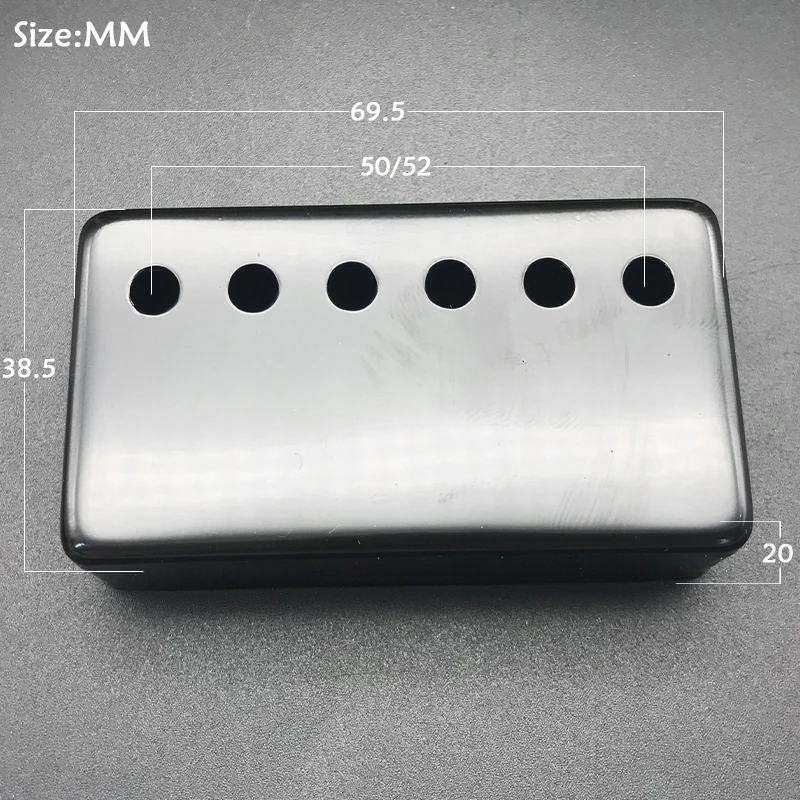 220 stücke messing 50mm52mm pole abstand humbucker gitarre pickup abdeckung vernickelt für lp sg eiphone elektrische gitarre teile free gl