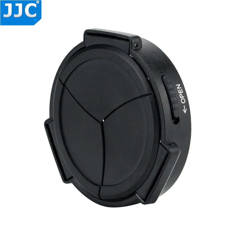 Автокрышка объектива JJC для камеры Fujifilm FINEPIX X100 X100S X100T X100F X70 серебристый и черный