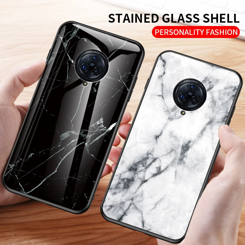 Auroras для VIVO Nex 3 чехол из закаленного стекла мягкая силиконовая рамка с мраморным