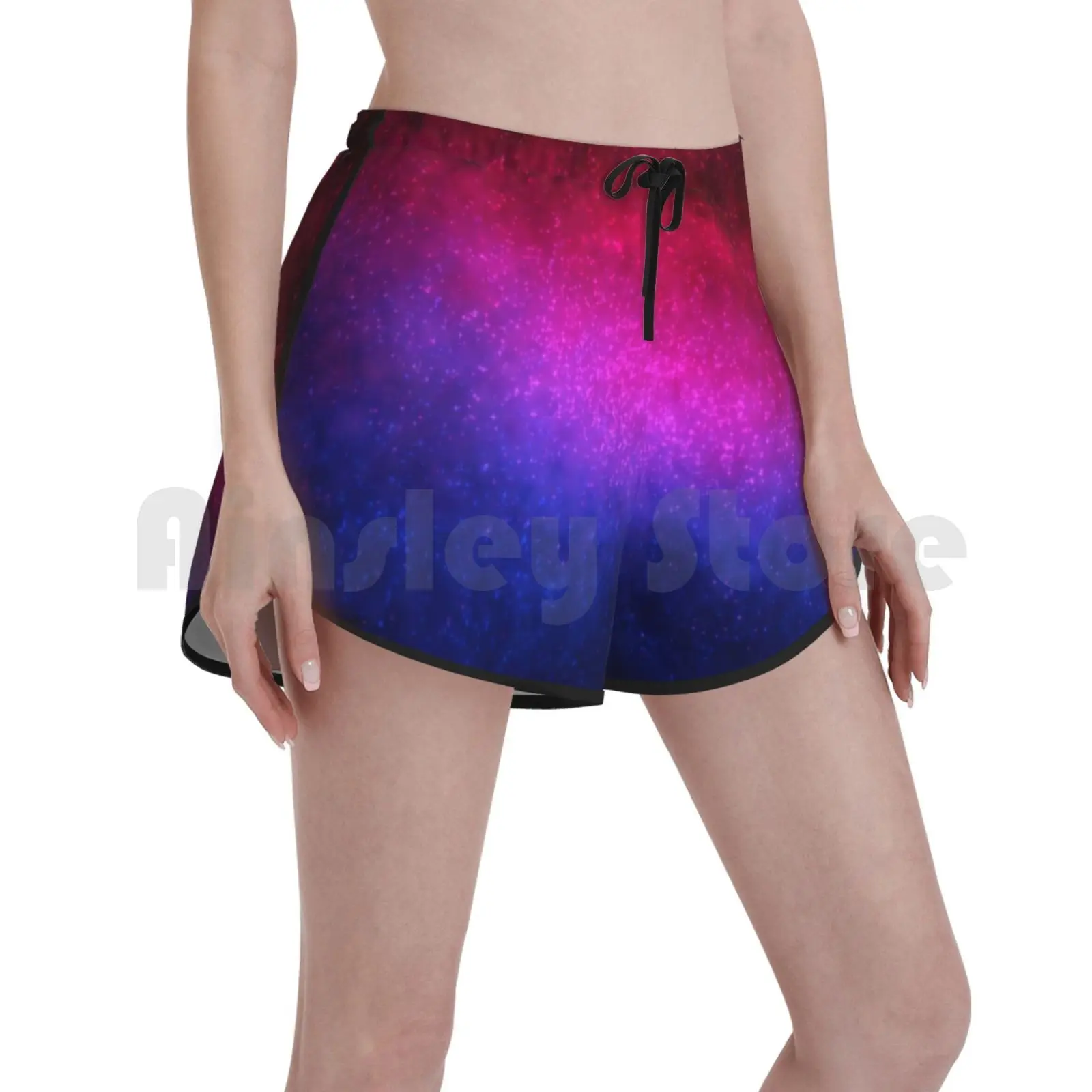 

Pride ( Bi! ) Swim Shorts Women Beach Shorts Overly Sarcastic Productions Pride Flag Bi Bisexual