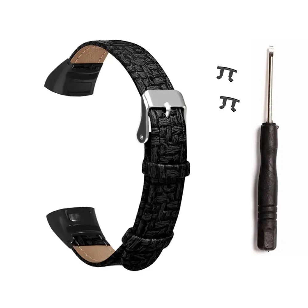 I Замена волоконно-кожаных часов Ремешок Браслет для huawei Honor Band 5/4 унисекс тонкий ремешок 10 стилей роскошный модный подарок - Цвет ремешка: I
