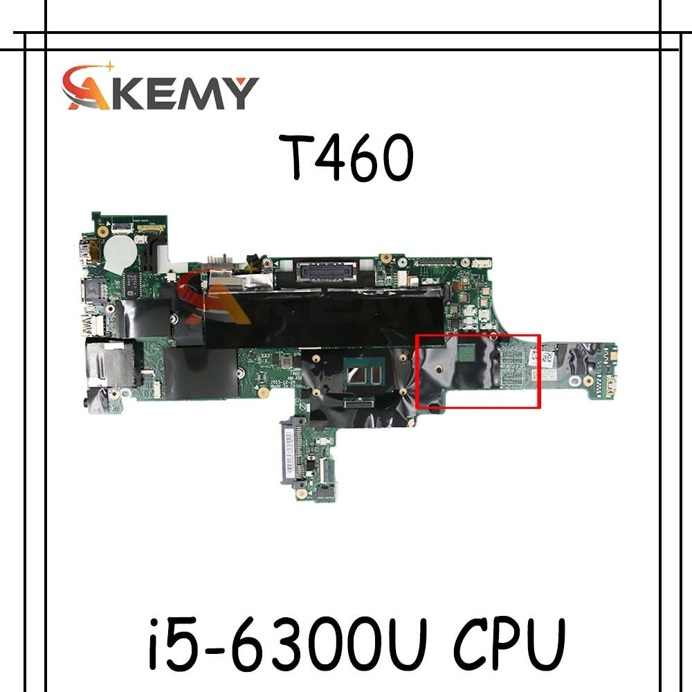 

Akemy NM-A581 для Lenovo ThinkPad T460 ноутбук материнская плата BT462 NM-A581 с процессор i5 6300U SR2F0 FRU 01AW336