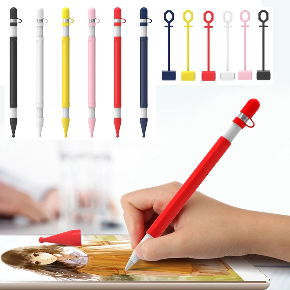 1 шт. силиконовый чехол для Apple Pencil го цвета|Стилусы| |