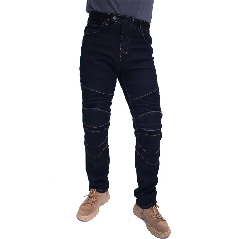 

Hot Sale Komine Motorcycle Leisure Motorcycle Men's Cross-country Outdoor Riding Jeans with Protective Equipment Knee Pads
