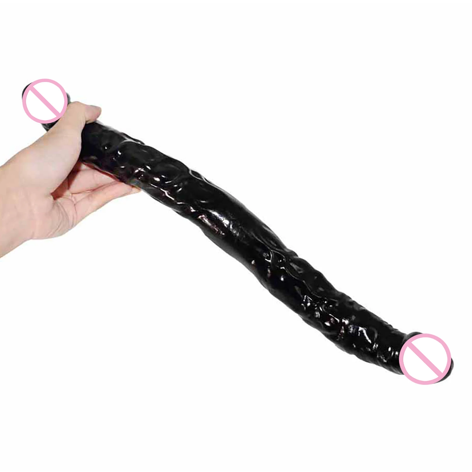 Супер длинные двойные фаллоимитаторы Двойное проникновение Вагина и анус член