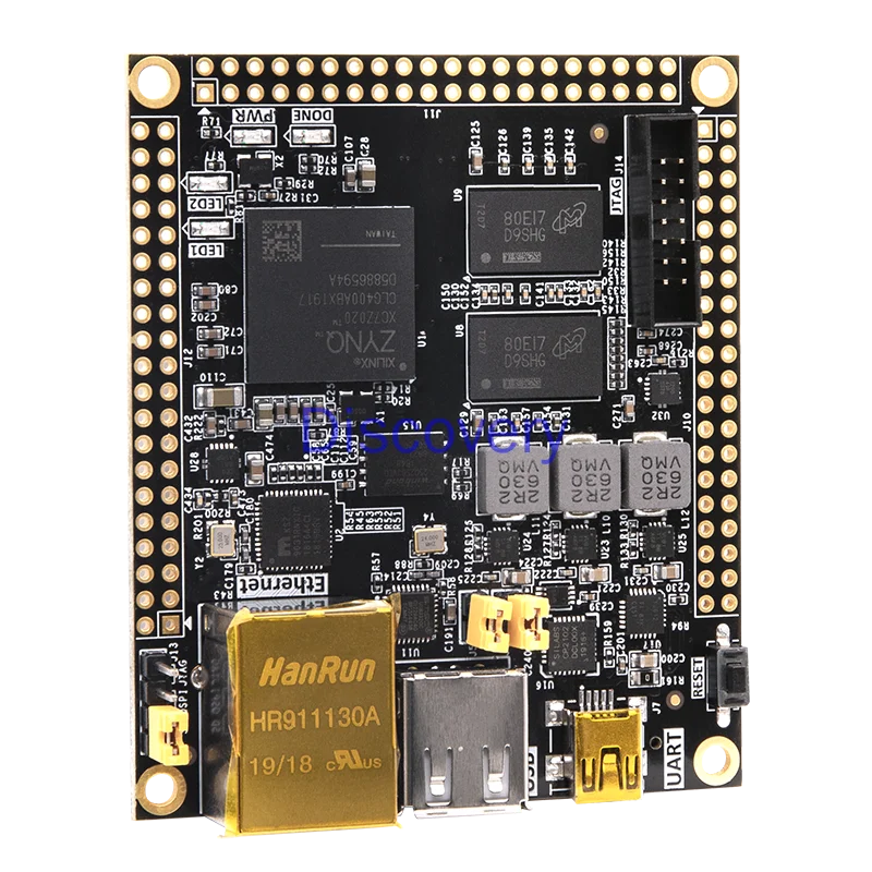 Главная плата ALINX XILINX FPGA, черная, Золотая макетная плата ZYNQ ARM 7010 7020 промышленного класса