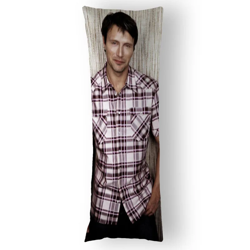 

Mads Mikkelsen Body Pillow Case Genshin Impact Diluc Decorative Cover 50x150cm Home Decoration Pillowcases Printed Long 12.15