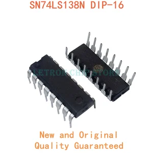10pcs SN74LS138N DIP16 HD74LS138P DIP DIP-16 74LS138N SN74LS138 74LS138 original and new IC