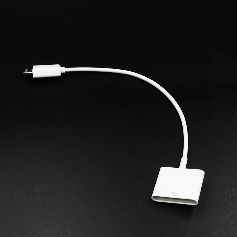 Белый USB 30 Pin Женский к 5 Мужской Кабель адаптер для iPhone| |