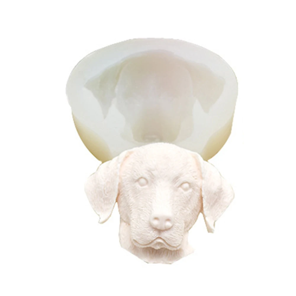 3D DIY милый щенок собака силиконовая форма для украшения торта Мыло плесень