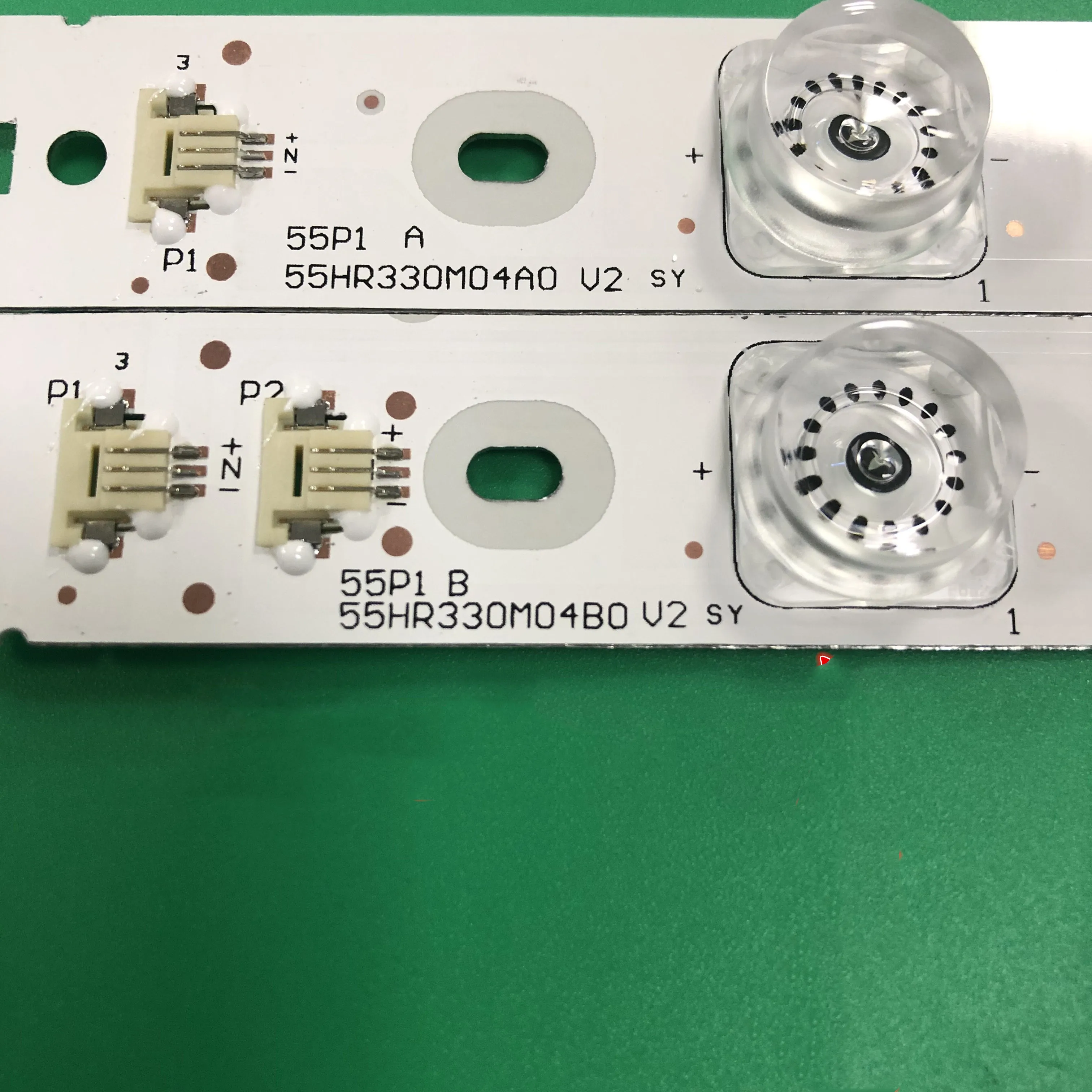 Светодиодная лента подсветки (9 штук) для TCL 55UP130 55UP120 55D2900 THOMSON 55UC6406 YHE-4C-LB5504-YH02R YHE-4C-LB5504-YH01R on.