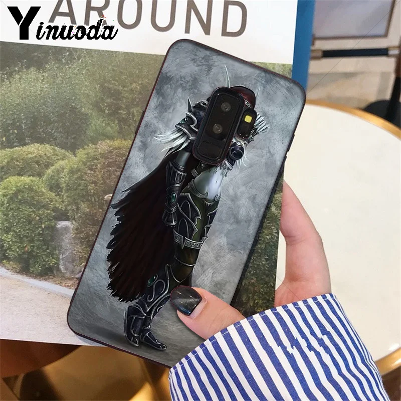 Yinuoda World of Warcraft артасов Сильвана протектор чехол для samsung S9 S9 плюс S10 S6 S6edge S10plus S7 S7edge S8 S8plus
