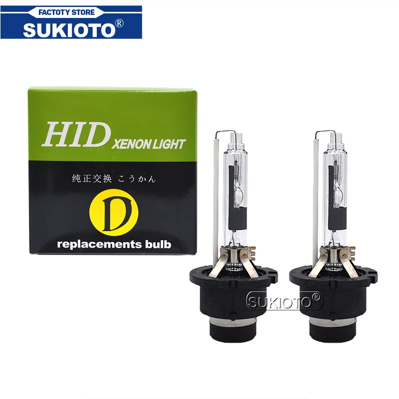 Новинка 2021 ксеноновая лампа SUKIOTO D2R D4R 35 Вт 55 4300K 5000K 6000K 8000K D1S D3S D2S D4S лампы головного