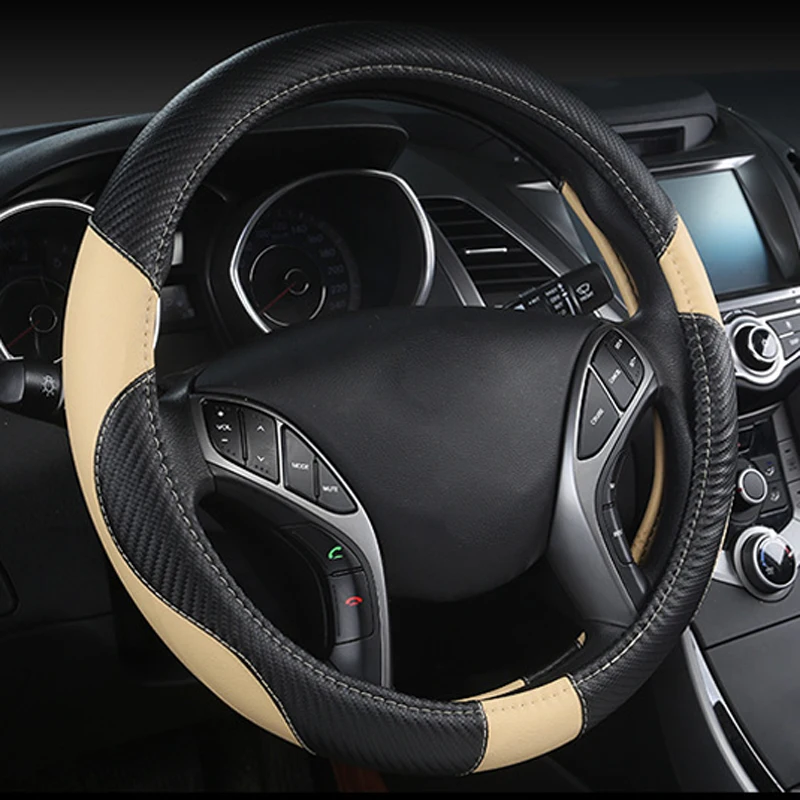 

Car Steering Wheel Cover Four Seasons Universal Auto Steering-Wheel Handle Covers Decoration Non-slip