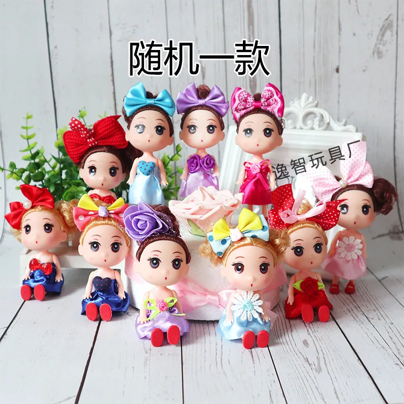 10 шт. 12 см маленькая принцесса невеста путающая кукла толстый ребенок платье