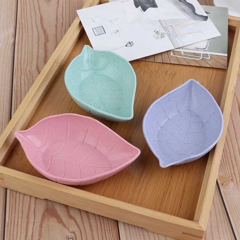 Креативное блюдо в виде листьев детская чаша из пшеничной соломы искусственная