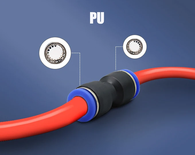 

Пневматический фитинг Трубный соединитель Трубка Воздушные быстрые фитинги Водяной вставной шланг Пластик 4 мм 6 мм 8 мм 10 мм 12 ммPV PE PU PY Соединители