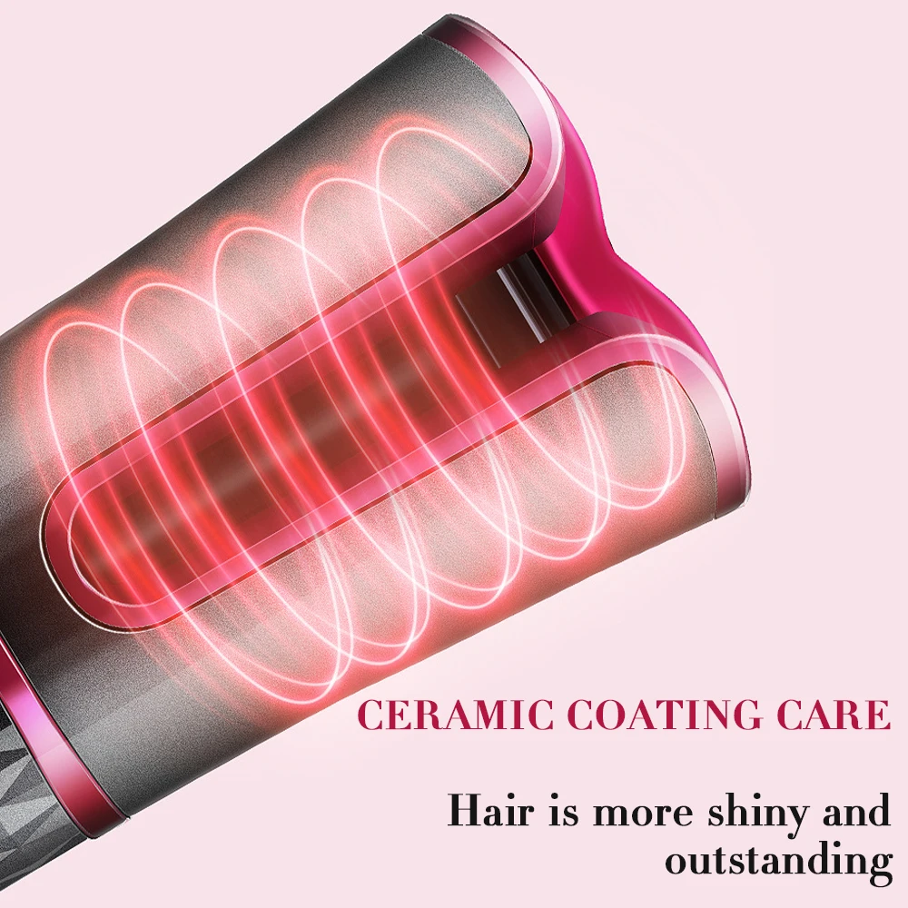 Auto Hair Curlers Waves Wand Curling Iron Automatic Hair Curler Roller Rechargeable  Intelligent Cordless Curling Iron Hair Tool