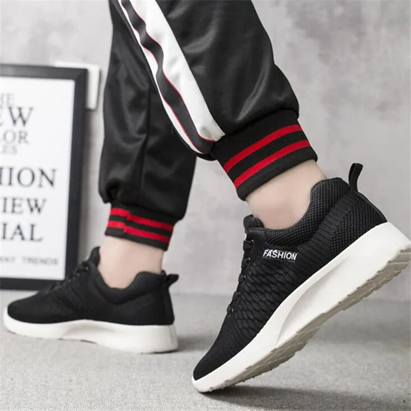 

DIWEINI New Mesh Men Casual Shoes Lace-up Men Shoes Lightweight Comfortable Breathable Walking Sneakers Tenis Feminino Zapatos