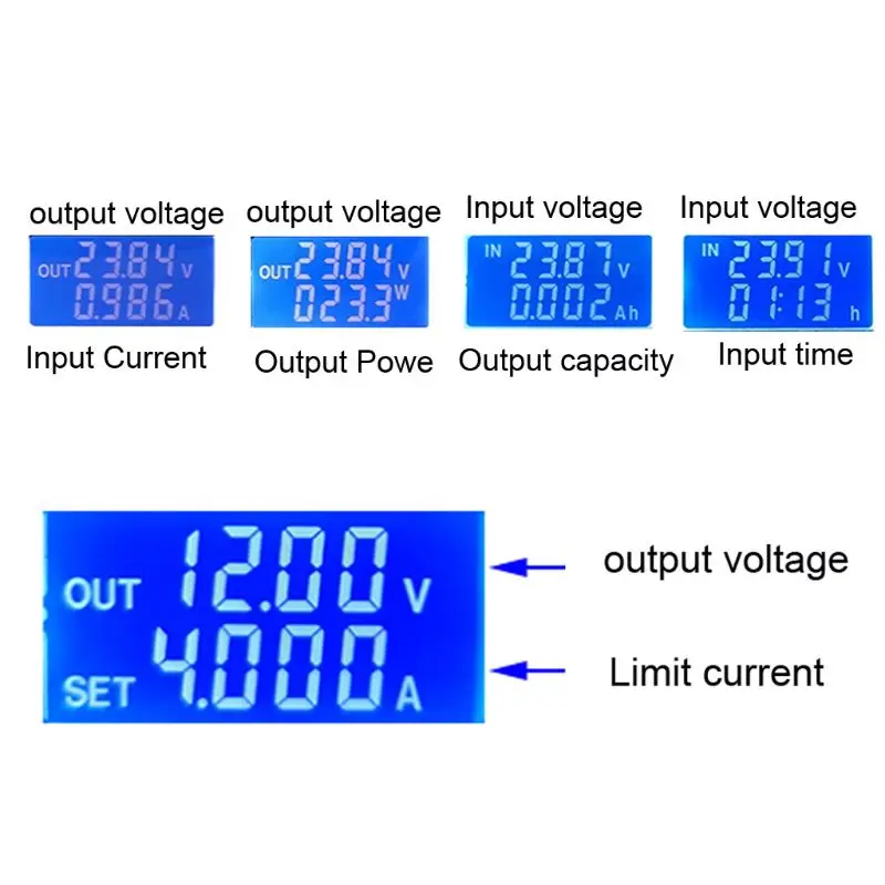 

50V 5A CNC Step-down Adjustable Power Supply Module Constant Voltage Current
