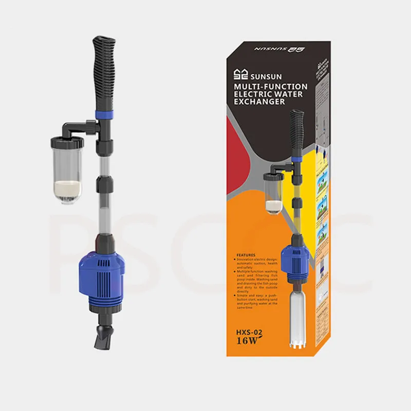 Аквариумный Электрический сифон работающий от аквариума мойка песка пылесос