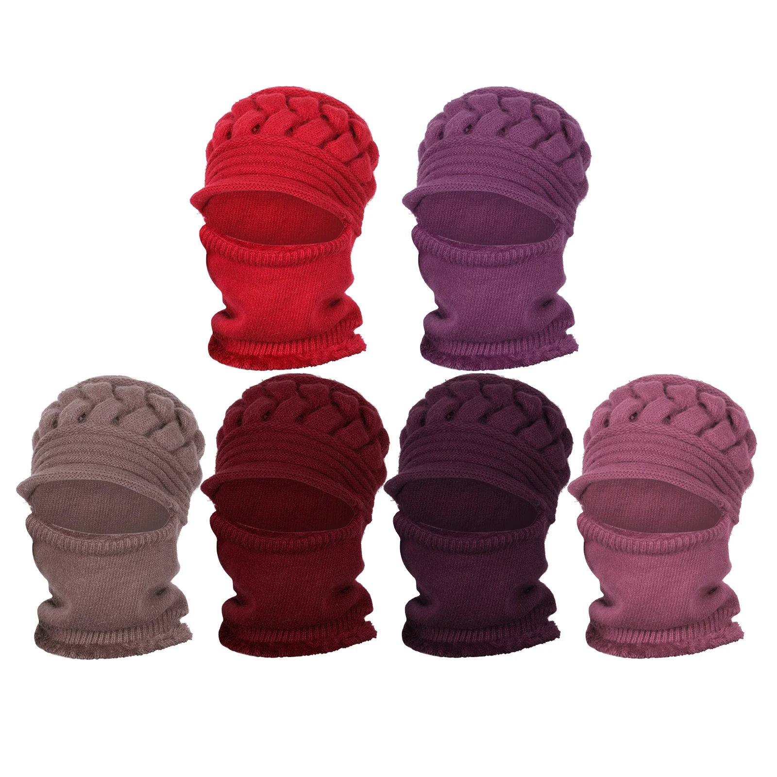 

Face Cover Windproof Outdoor Sports Hat for Winter Hood for Men and Women, One Size Fits All