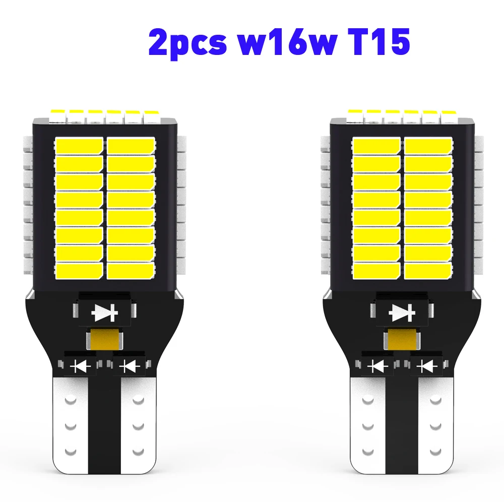 

W16W светодиодный лампы T15 светодиодный Canbus без ошибок 920 921 912 Авто Диодная лампочка 4014SMD автомобиля Фары заднего хода резервного копирования стоп 6000K белый AC/DC 12V