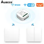 Беспроводной кинетический настенный выключатель, не требует источников питания и батареек, дистанционное управление освещением на расстоянии до 30 м, без проводов, простая установка