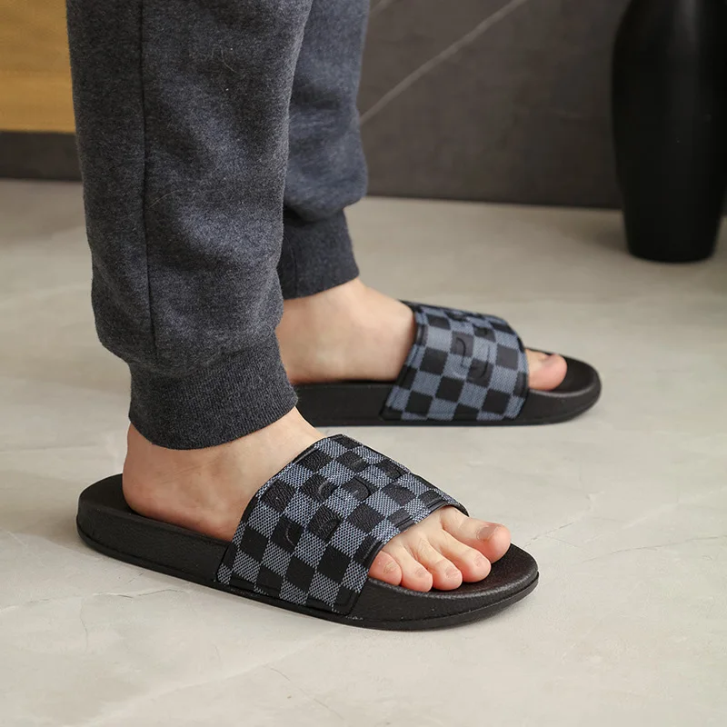 

2021 New Slippers Men Indoor Home Summer Beach Ourdoor Slides Slipers Platform Mules Shoes Men Flats Zapatos De Mujer Size 36-45