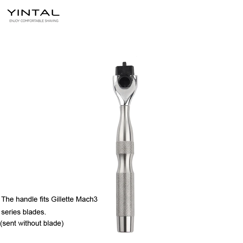 Ручка для бритья из нержавеющей стали 304 лезвия бритвы держатель без ручной