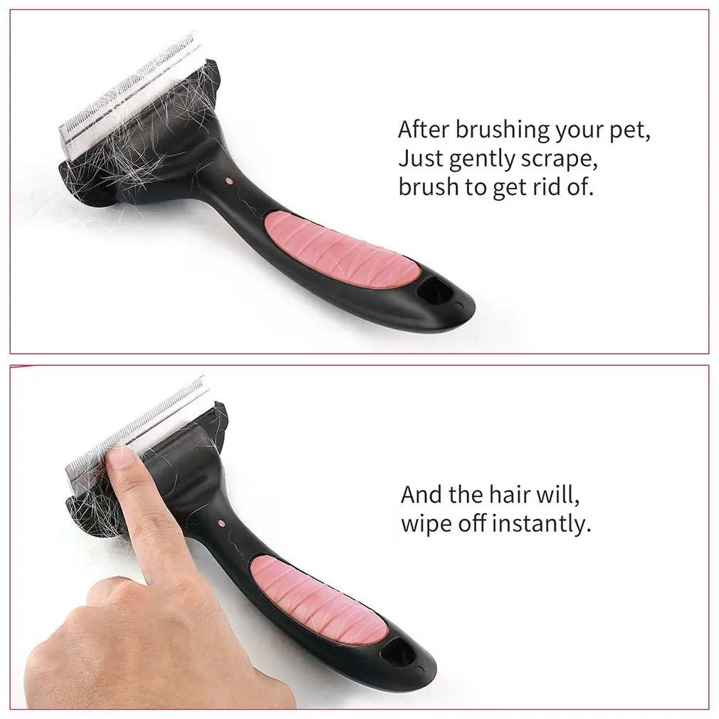 Профессиональная Выцветшая расческа для волос домашних животных собак кошек