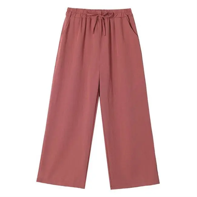 

Wide-leg Pants Women's Summer Loose High Waist Straight Pants Korean Slim Casual Vertical Pants Sweatpants Women